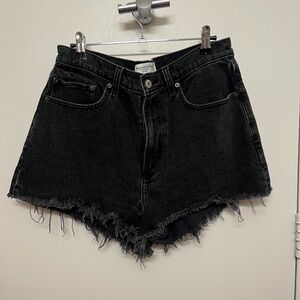 A&F Curve Love High Rise Mom Shorts